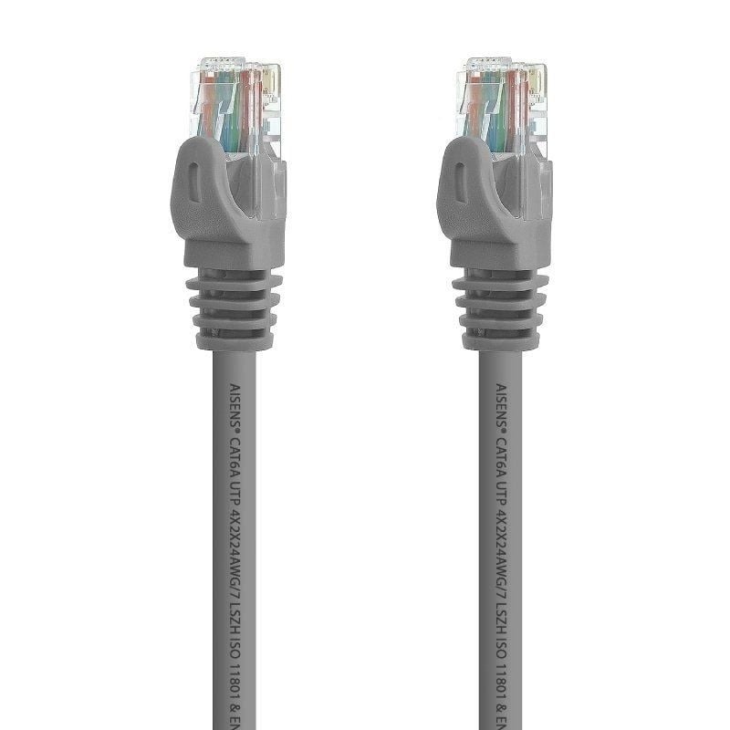 Cable de Red - 2 Metros - Gris - Categoría 6A - RJ45 UTP - Aisens A145-0327