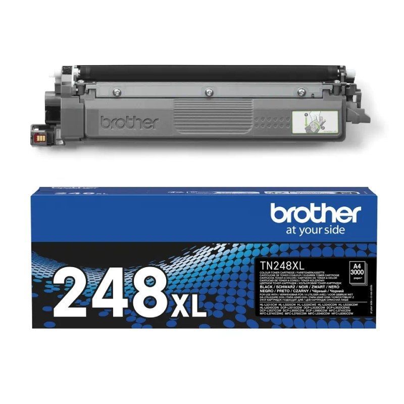 Tóner Original Brother TN248 XL BK - Alta Capacidad - Negro - TN248XLBK